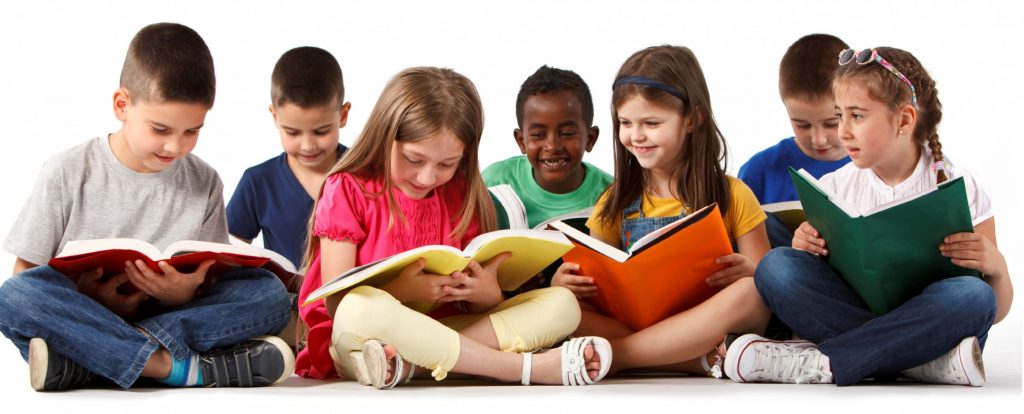 kids-Reading-Books-group